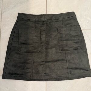 Olive Green Mini Skirt